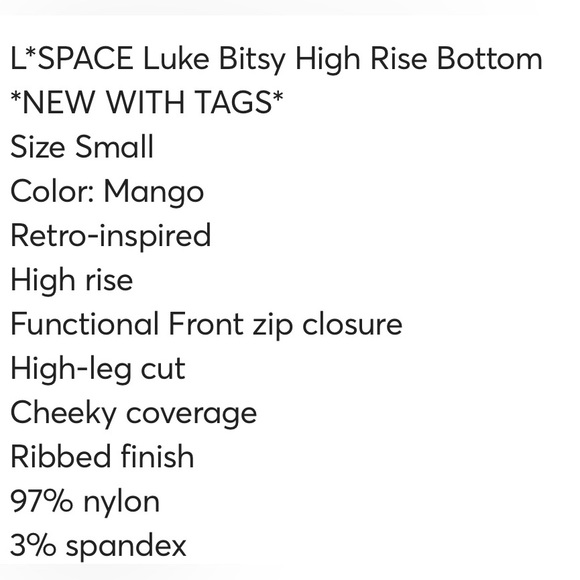 L*SPACE NWT LUKE BOTTOM - Picture 6 of 6